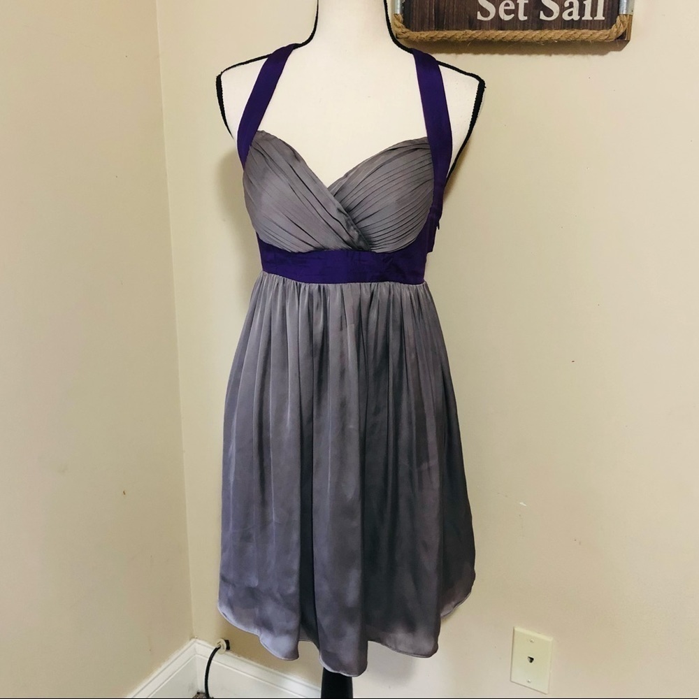 Miss Closet Pleated Dress